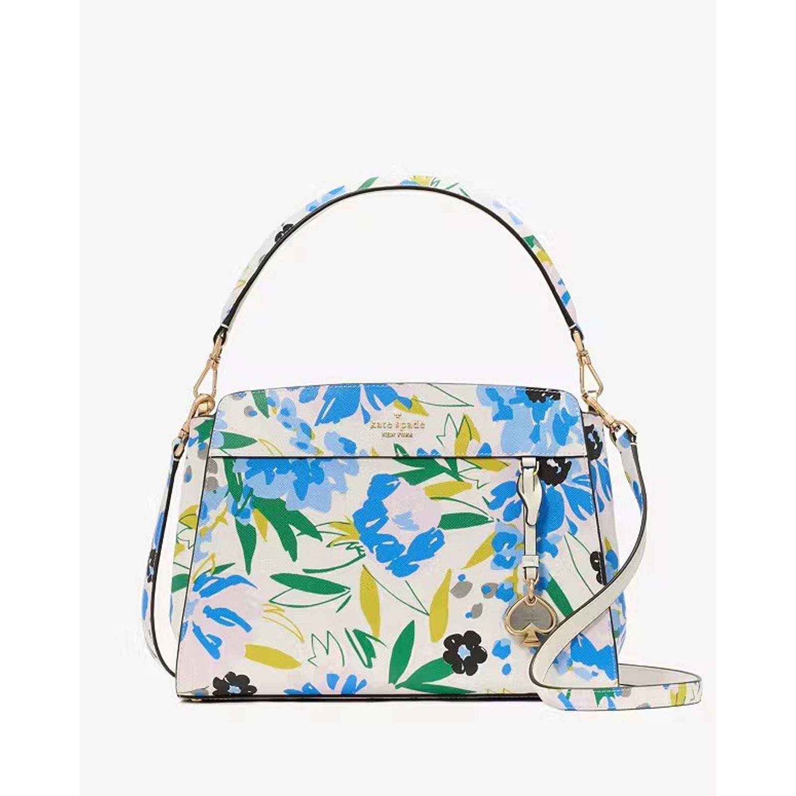 Nwt $429 Kate Spade Madison Floral Medium Top Handle Satchel